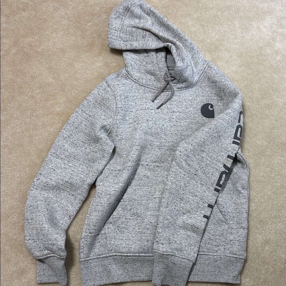 Carhartt Gray Hoodie Sweatshirt